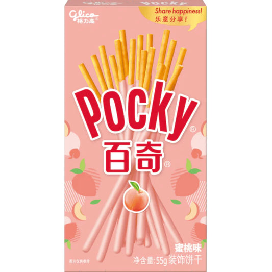 POCKY STIKS CON CREMA PESCA 55G