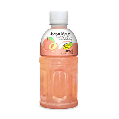 MOGU MOGU – BEVANDA ANALCOLICA AL GUSTO DI PESCA CON NATA DE COCO – 320 ML