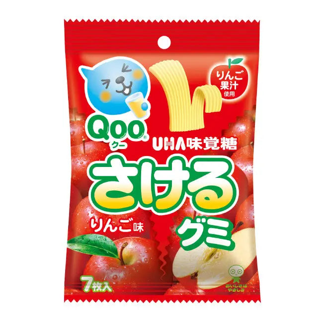 UHA – CARAMELLE GOMMOSE AL GUSTO DI MELA QOO – 40 G HANJO
