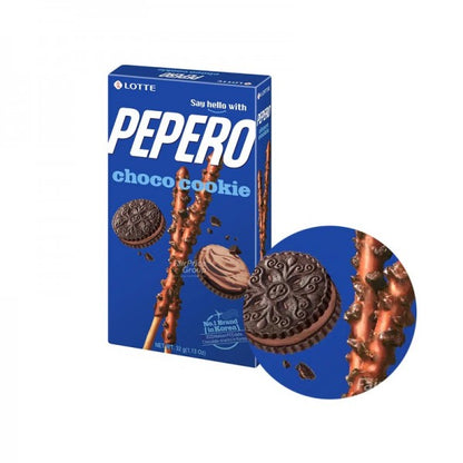 LOTTE – PEPERO STICK DI BISCOTTI RICOPERTI CON CIOCCOLATO E COOKIES – 32 G