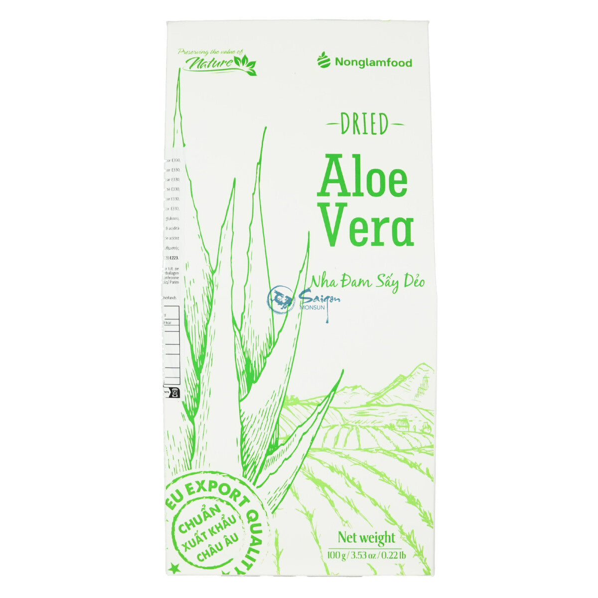 ALOE VERA ESSICCATA MORBIDA – SNACK NATURALE DI ALOE VERA DRIED 100G