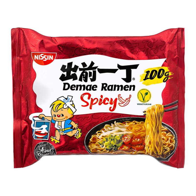NISSIN- SPAGHETTI PRONTI AL PICCANTE 100G