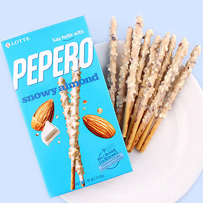 LOTTE – PEPERO STICK DI BISCOTTI RICOPERTI CON CREMA DI MANDORLE – 32 G