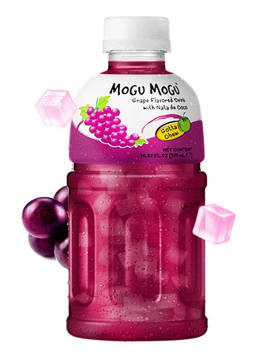 MOGU MOGU – BEVANDA ANALCOLICA AL GUSTO DI UVA ROSSA CON NATA DE COCO – 320 ML