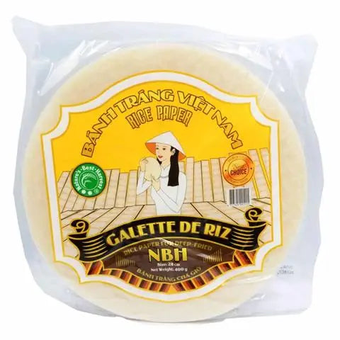 CARTA DI RISO PER INVOLTINI - DIAMETRO 18 CM - NBH - 400 G NBH
