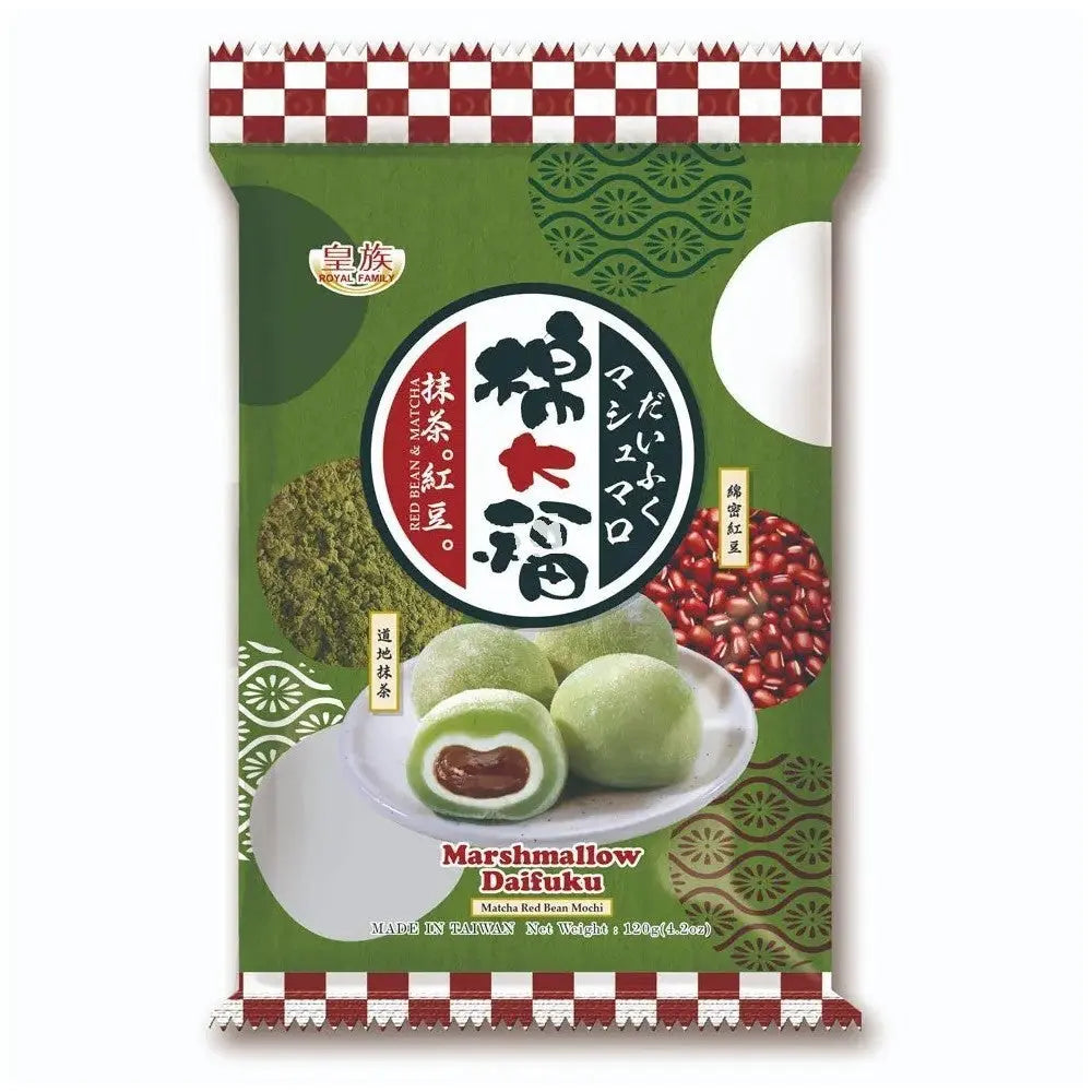 MARSHMALLOW DAIFUKU MOCHI AL GUSTO MATCHA E FAGIOLI ROSSI – 120 G 鑫乐