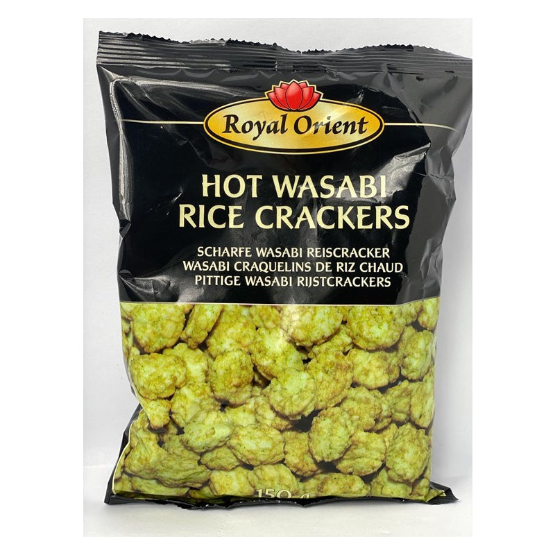 ROYAL ORIENT – CRACKERS DI RISO AL GUSTO DI WASABI – 150 G