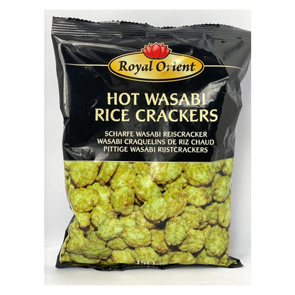 ROYAL ORIENT – CRACKERS DI RISO AL GUSTO DI WASABI – 150 G
