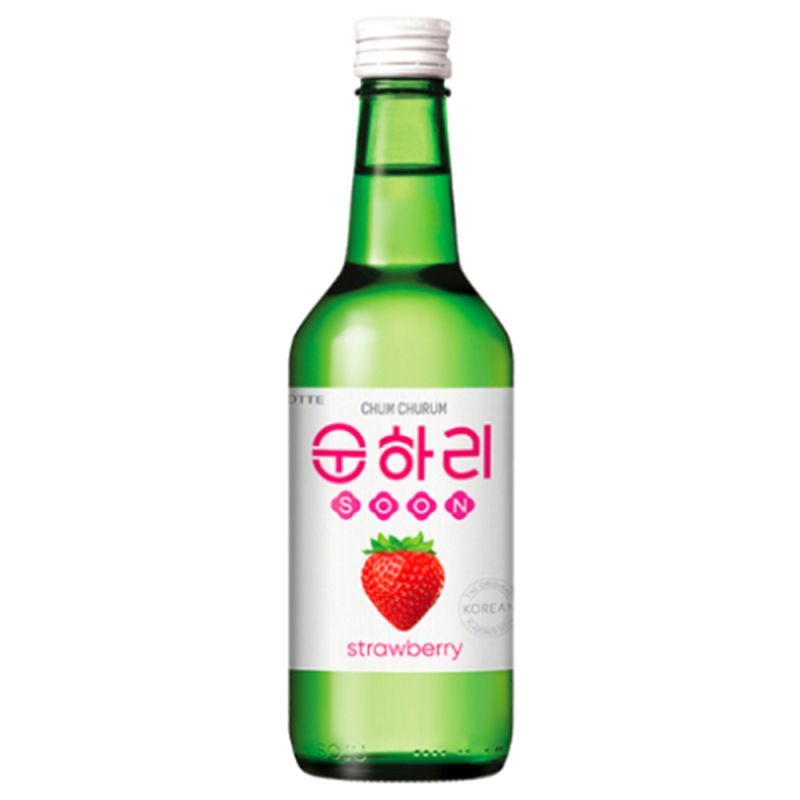 SOJU COREANO CHUM CHURUM AL GUSTO FRAGOLA - 360ML - CHUMCHURUM