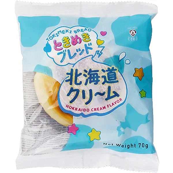 PANE DOLCE GIAPPONESE MORBIDO AL GUSTO CREMA DI HOKKAIDO 70G Tokimeki