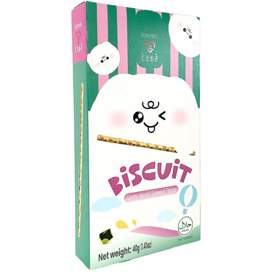 TOKIMEKI - BISCOTTI IN STICK AL GUSTO DI ALGA E WASABI - 40g