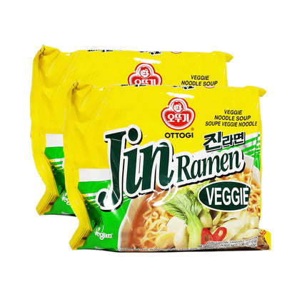 JIN RAMEN – NOODLES IN SALSA VEGETARIANA - 120G