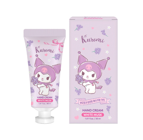 SANRIO CREMA MANI KUROMI GUSTO MUSCHIO BIANCO 30ML