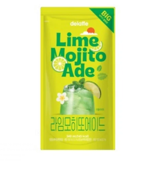 DELATTE LIME MOJITO ADE BEVANDA ANALCOLICA FRIZZANTE 340ML