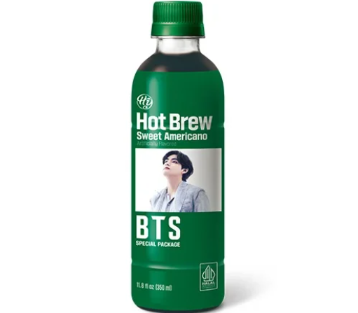 BTS JIN CAFFE' AMERICANO ZUCCHERATO 350ML
