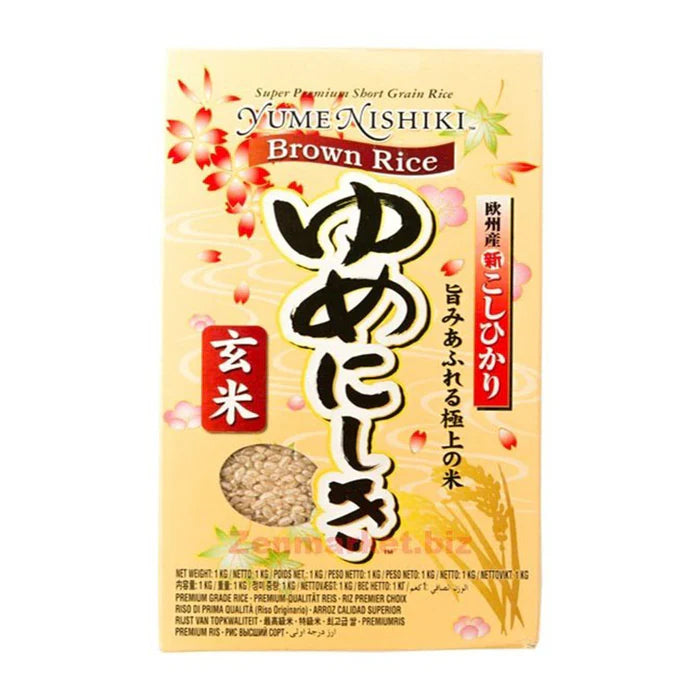 YUME NISHIKI - JAPANESE BROWN RICE - 1KG