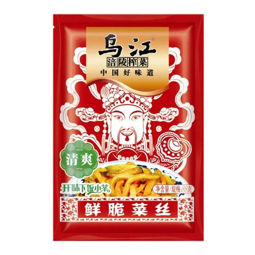 TUBERO DI SENAPE DAL SAPORE FRESCO AFFETTATO - WUJIANG - 80 g 今日