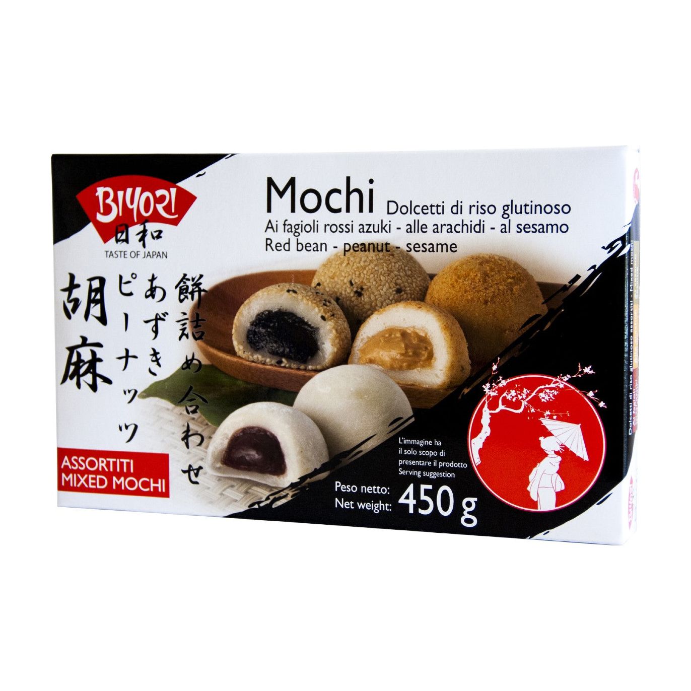 BIYORI- MOCHI ASSORTITI  15 PEZZI -450G