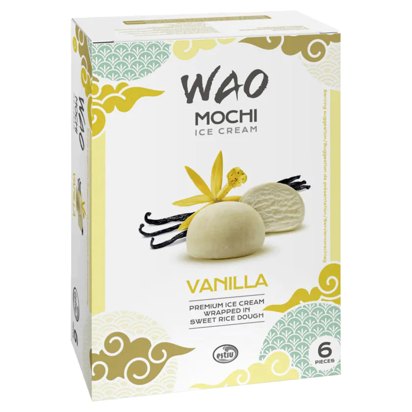WAO - MOCHI GELATO ALLA VANIGLIA - 210g