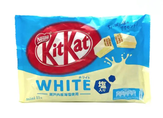 KITKAT AL CIOCCOLATO BIANCO E SALE MARINO 11 PZ 127,6G ITON