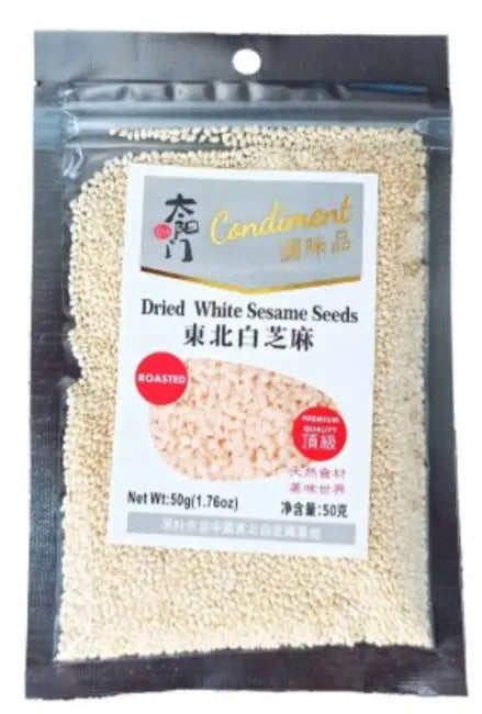 SEMI DI SESAMO BIANCO TOSTATO 50 GR LIROY