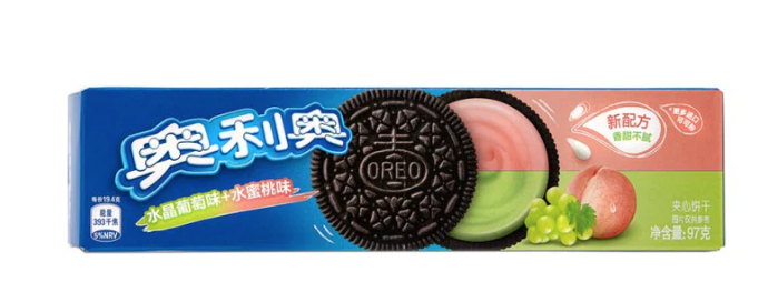 BISCOTTI AL GUSTO DI PESCA E UVA - 97 GR