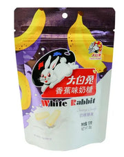 CARAMELLE LATTE E BANANA WHITE RABBIT 58G TENGLONG
