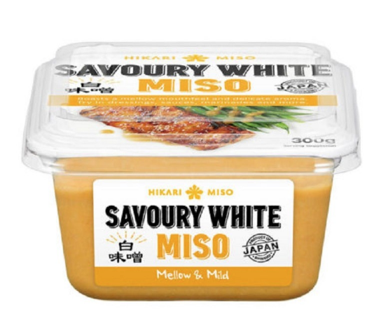 Weiße Miso-Paste, herzhaft, weiß, 300 g 