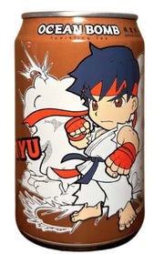 BEVANDA GASSATA A BASE DI TE' CON MELA STREET FIGHTER RYU 330ML 今日