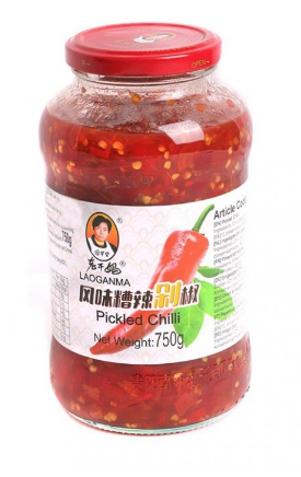 LAOGANMA - SALSA DI PEPERONCINO TRITATO - 750 G