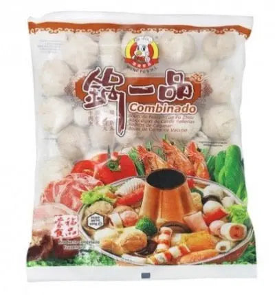 POLPETTE MISTE CARNE PESCE SURGELATE PER HOT POT 500 GR green market