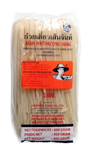 Thailändische Reisnudeln 3 mm - 400 g