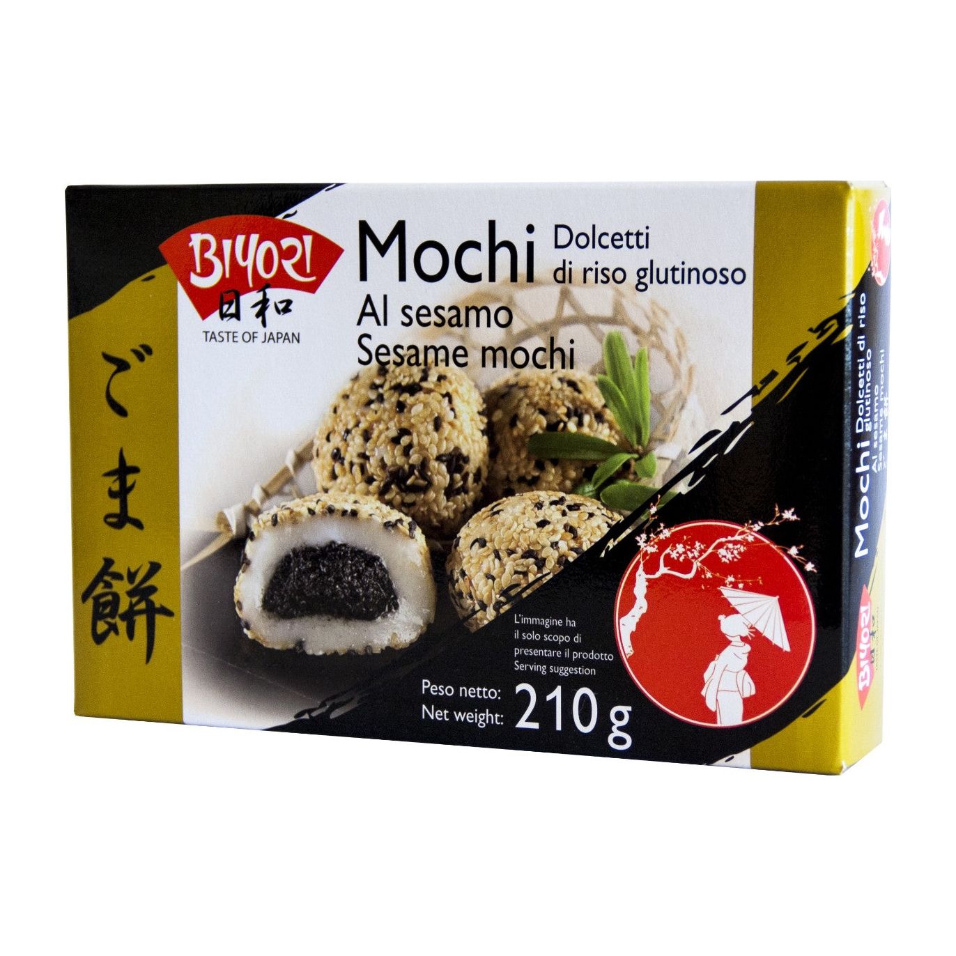 MOCHI GIAPPONESI AL SESAMO - 210 GR