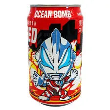 BEVANDA GASSATA ALLO YOGURT GUSTO PESCA OCEAN BOMB ,320 ML 今日