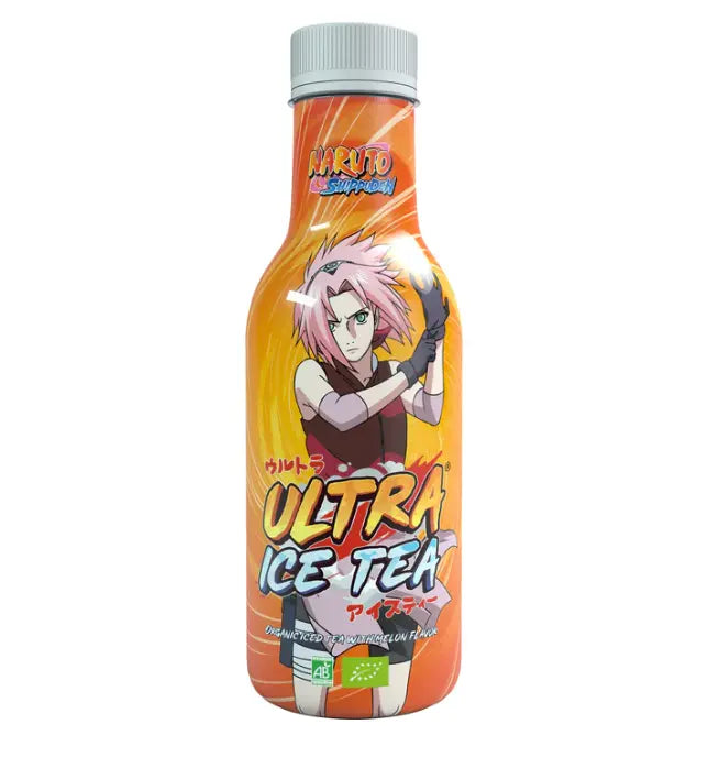 INFUSIONE DI TÈ NERO CON SUCCO DI MELONE NARUTO SAKURA BIO 500 ML UNICASH