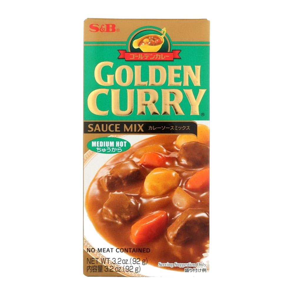 S&amp;B Medium Hot Japanese Curry Cube 92g